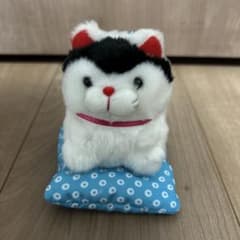 ひげまんじゅう　正座 参　LMC ぬいぐるみマスコット　こまこ