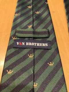 VAN BROTHERS ネクタイ　ストライプ　ヴァン　日本製のサムネイル