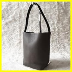 【良品】ザロウ N/S パークトート スモール レザー トートバッグ グレー