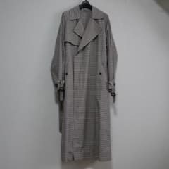 AURALEE FINX WEATHER CLOTH CHECK COATのサムネイル