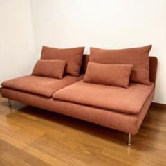 toraco 様専用】IKEA ソーデルハムン 3人掛け ケーリンゲ 赤茶色