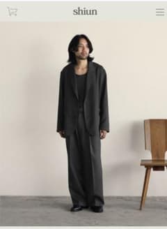 shiun ジャケットS＆スラックスM セットアップ Shiun シウンP/L JACKET TROUSERSセットアップ M 未使用 - メルカリ