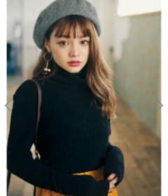 GRL ハイネックニット ブラックのサムネイル