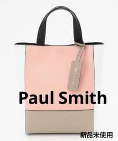 신품 미사용 Paul Smith PS 컬러 블록 토트 백