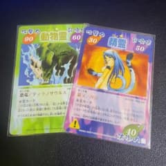 シャーマンキング カード 超・占事略決 猫又/沙奈 ティラノサウルス
