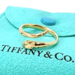 極美品 オールドティファニー スネーク リング 12号 ゴールド Au750 極美品 オールドティファニー スネーク リング 12号 ゴールド Au750