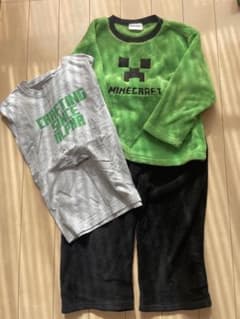 マインクラフト パジャマ  クリーパー 130 ユニクロ Tシャツのサムネイル