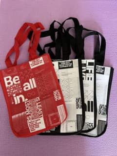 lululemon ルルレモン　ショップ袋　4個セットのサムネイル