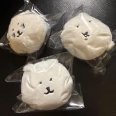 ② ふわもち！くまだらけ　ぬいぐるみ　くじ　 E賞　おかおマスコットバッジ　3個のサムネイル