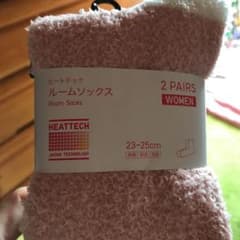 ユニクロヒートテックソフトフラッフィールームソックス新品のサムネイル