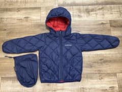 mont-bell モンベル　ダウン　リバーシブル　kids100のサムネイル