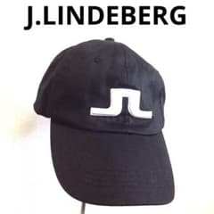 ジェイ リンドバーグ J.LINDEBERG ゴルフ キャップ ブラック - メルカリ