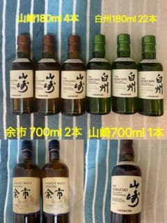 山崎、白州、余市のサムネイル