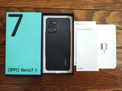 OPPO Reno7A スターリーブラック SIMフリー 新品充電コード付きのサムネイル