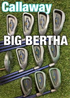 Callaway Big Bertha アイアン、ウッド、パター セット Callaway BIG BERTHA アイアンセット パター付き - メルカリ