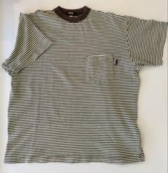 【80s黒タグ】 OLD STUSSY USA製 M ボーダーTシャツのサムネイル