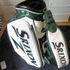 限定モデル Srixon ゴルフキャディバッグ ホワイト/グリーン - メルカリ