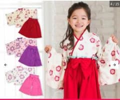 キッズ　袴　女の子のサムネイル