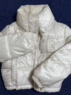 GAP ダウンジャケット ホワイト XXS Gロゴのサムネイル
