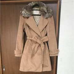 ロングコート(首元ファー)のサムネイル
