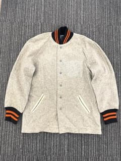 60年代 スタジャン ファラオジャケット オレンジリブ襟 サイズ38 