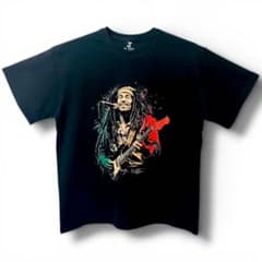 ボブ・マーリー Tシャツ Lサイズ ブラック - メルカリ