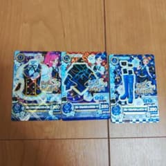 アイカツカード ブルーブロックチェック 3枚セットのサムネイル