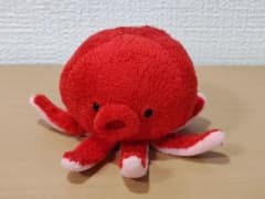 【コミュニケーション用アイテム】赤いタコ ぬいぐるみのサムネイル