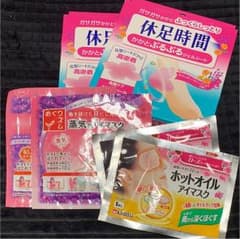 休息時間 かかとぷるぷるジェルシート ホッとアイマスクセットのサムネイル