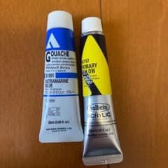 アクリル樹脂絵の具2本セットのサムネイル