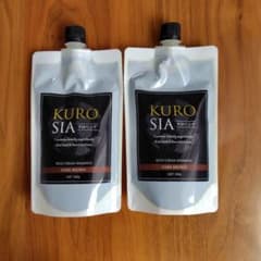KURO SIA リッチクリームシャンプー ダークブラウン 300g 2個セットのサムネイル