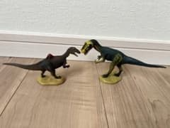 恐竜フィギュア 2体セット アクロカントサウルス ディロフォサウルスのサムネイル