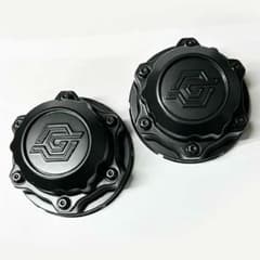【半艶ブラック 2個】ジムニー リアホイールセンターキャップ JB74 JB64のサムネイル