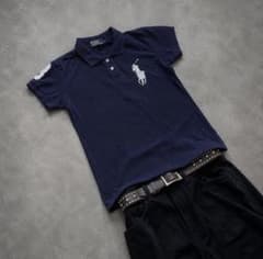 ビッグポニー archive Ralph Lauren ラルフ y2k 短丈 紺 - メルカリ