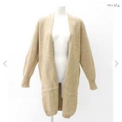 取置中（2/24まで）ANAP ミックス ニット ロング カーディガンのサムネイル