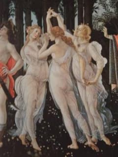 サンドロ・ボッティチェリ、春（部分）、限定希少・大蔵省印刷局制作、大判コロタイプ m46402191052_1.jpg?1694493882