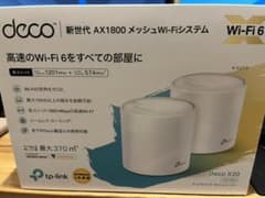 美品　Deco X20(2-pack) ax1800のサムネイル