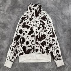 adidas originals アディダス サテントラックジャケット 牛柄総柄