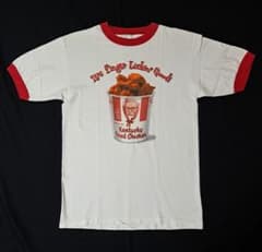 USA製 2002年 ケンタッキーフライドチキン 企業TEE リンガーtee - メルカリ