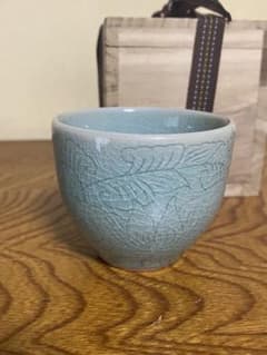 韓国人間文化財 池順鐸 ジ・スンタク 青磁茶碗 高麗青磁 抹茶茶碗