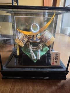 ハンドメイド真多呂木目込み人形】 五月人形『 兜曳き②』 端午の節句