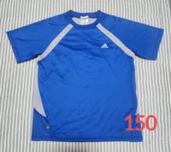 adidas 青 ラグランスリーブシャツ 150のサムネイル
