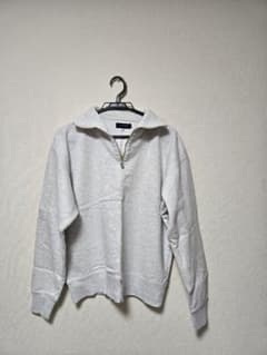 BACK NUMBER ハーフジップスウェット グレー L - 5