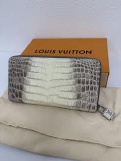 新品クロコダイル LOUIS VUITTONジッピーウォレット 長財布ヒマラヤ
