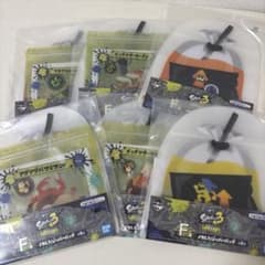 スプラトゥーン3 一番くじ F賞 イカしたジッパーバッグ まとめ売り6点セット！のサムネイル