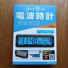 SEIWA ソーラー電波時計 　WA80　車のサムネイル
