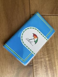 サンスター アーノルドパーマー ビニール手帳 青 当時物 昭和レトロのサムネイル