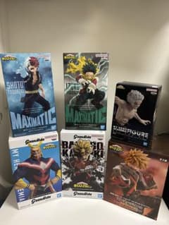 【未開封】ヒロアカ フィギュア 6点 まとめ売り 爆豪 オールマイト デク 轟のサムネイル