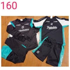 160☆ルースイソンブラ　キッズ　ジュニア　ジャージ上下　プラシャツハーフパンツ 160☆ルースイソンブラ キッズ ジュニア ジャージ上下プラシャツハーフ