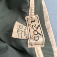 IZOD オリーブグリーン Vネックジャケット Lサイズのサムネイル